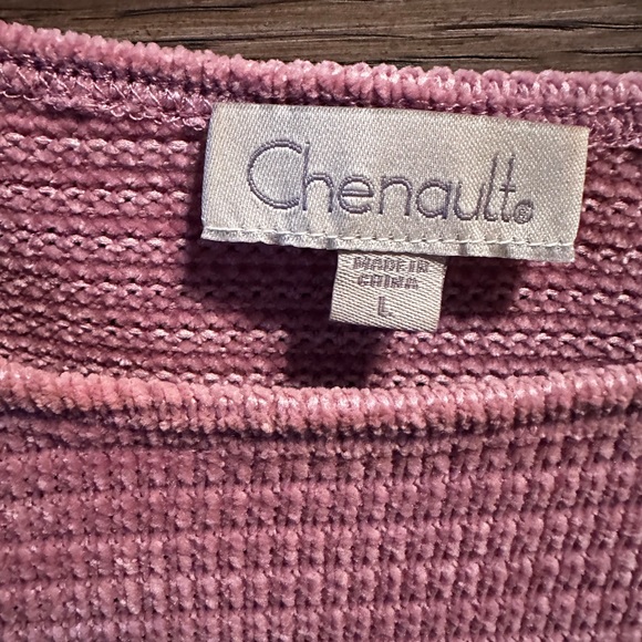 Chenault Mauve Textured Knit Top - Picture 2 of 3